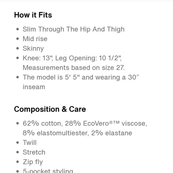 Levi's True Skinny Black Jeans - Picture 2 of 6